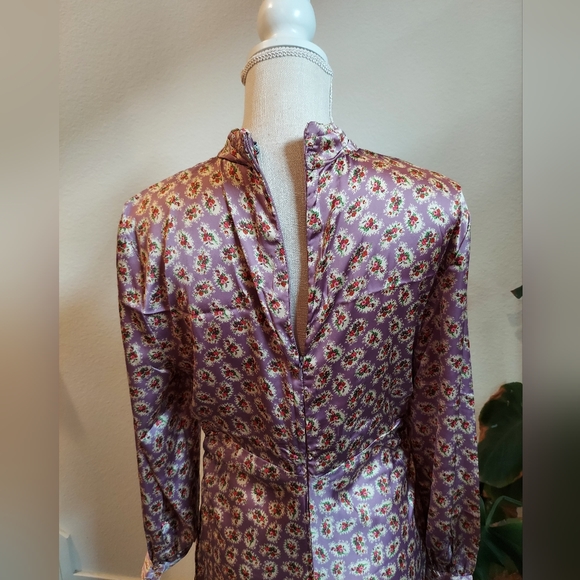 Zara satin dress size XL - Picture 3 of 12